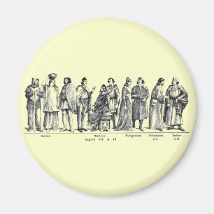 Historical Costumes Magnet