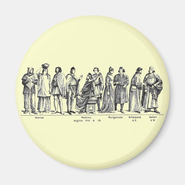 Historical Costumes Magnet (Front)