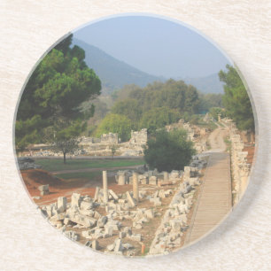 Historical Ephesus Turkey, Rnd Coaster