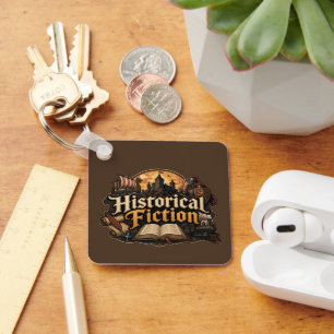 Historical Fiction Lover Keychain