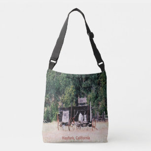 Historical Gold Rush wagon...... Crossbody Bag