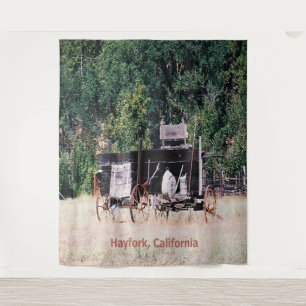 Historical Gold Rush wagon...... Tapestry