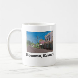 Historical Hawaii Plantation Town Honomu Nostalgic Coffee Mug