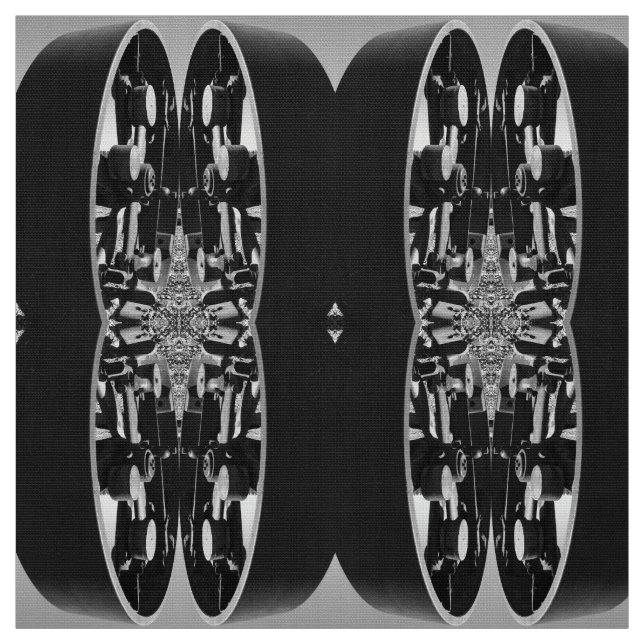 Historical Industrial Wheels Fabric (Swatch)