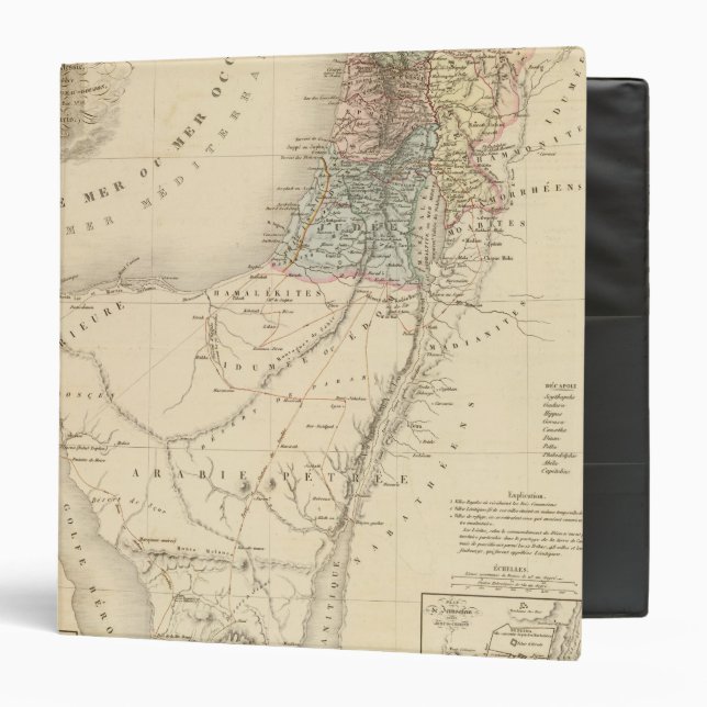 Historical Jerusalem, Palestine Binder (Front/Inside)