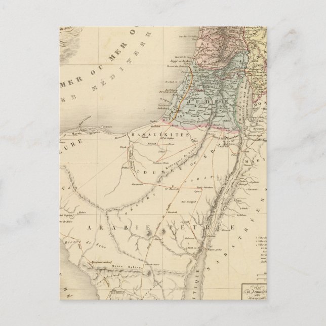 Historical Jerusalem, Palestine Postcard (Front)