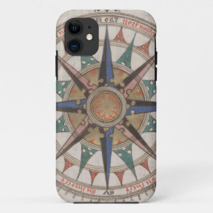 Historical Nautical Compass (1543) Case-Mate iPhone Case