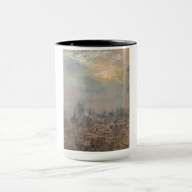 Historical New York City (by Glenn Cooper Henshaw) Mug (Center)