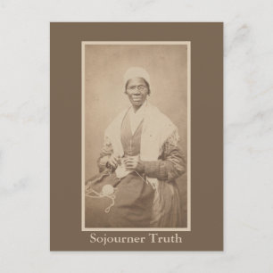 Historical Photo of Abolitionist Sojourner Truth Postcard