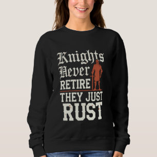 Historical Reenactment Medieval Combat Knight Batt Sweatshirt