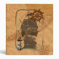 Historical Sailing Ship And Nautical Map