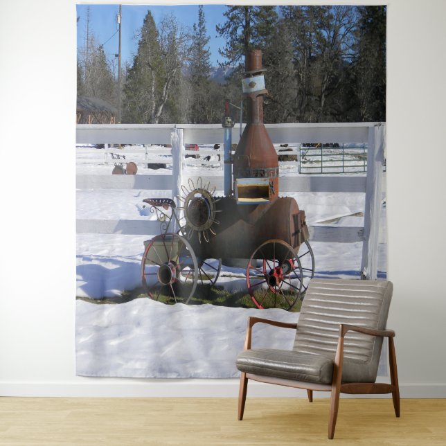 Historical Steam Engine....  Tapestry (In Situ)