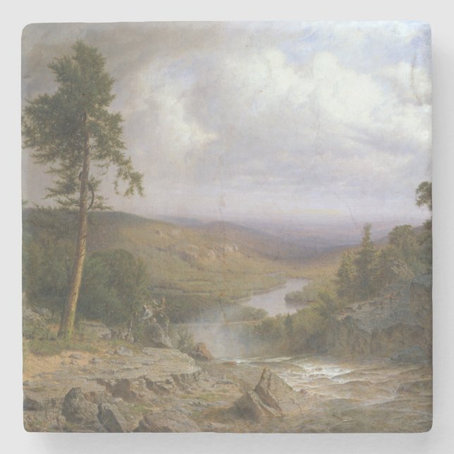 Historical Tennessee Landscape Stone Coaster (Front)