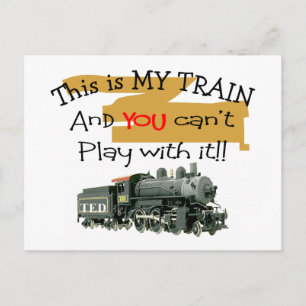 Historical Train Gifts--Hilarious sayings Postcard
