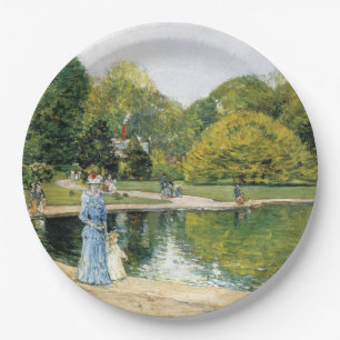Historical View of Central Park (New York) Paper Plate