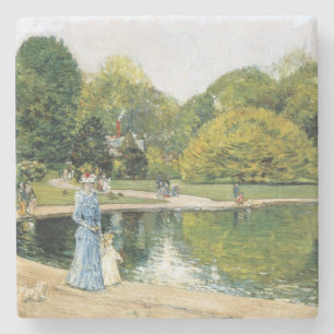 Historical View of Central Park (New York) Stone Coaster