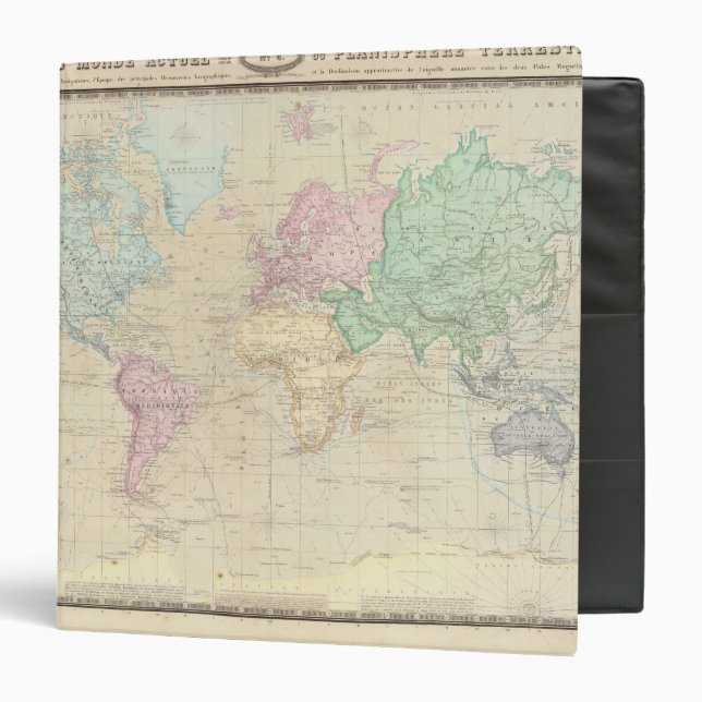 Historical World Map 2 Binder (Front/Inside)