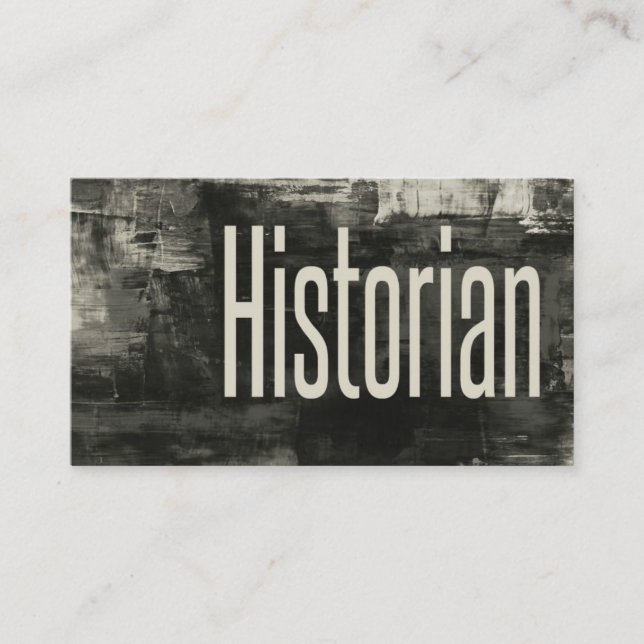 Historien Carte de visite rustique primitif (Devant)