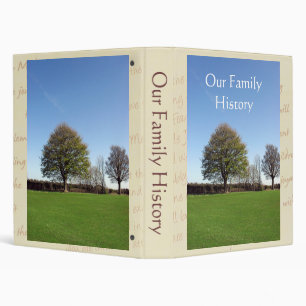 Historique de la famille - Classeur de l'arbre gén