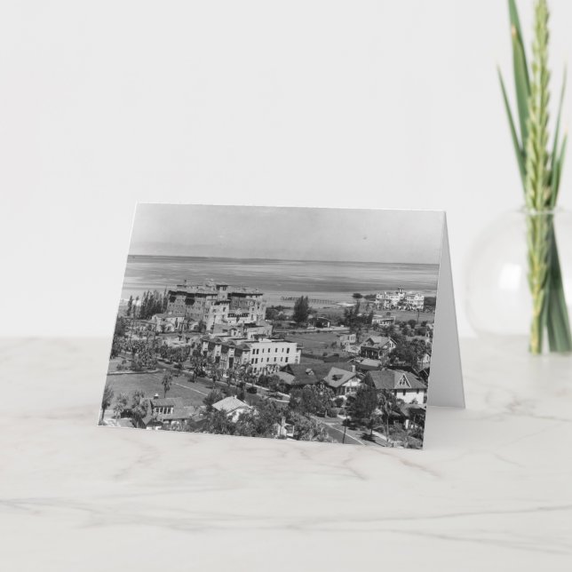 Historique de Sarasota, Floride Carte vierge (Devant)