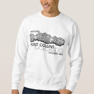 Historique Fort Collins Colorado gars sweatshirt