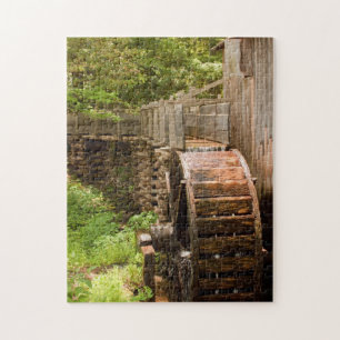 Historique Old Mill et Waterwheel Puzzle