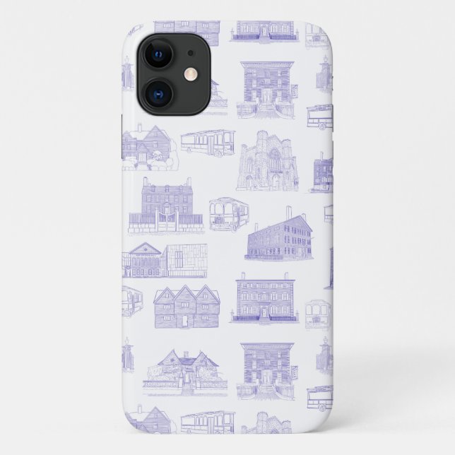 Historique Salem MA Motif iPhone / coque ipad (Dos)