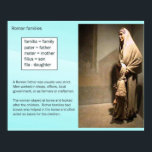 History, Ancient Rome, Families Poster<br><div class="desc">Intended for use in schools,  youth clubs,  etc and for personal research into particular topics. They were designed as lesson starters to provide points of discussion. Ideal for classroom displays as well as walls at home. Great aid for home schooling. History,  Ancient Rome,  Families</div>