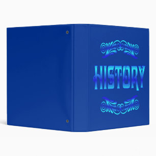 HISTORY BINDER