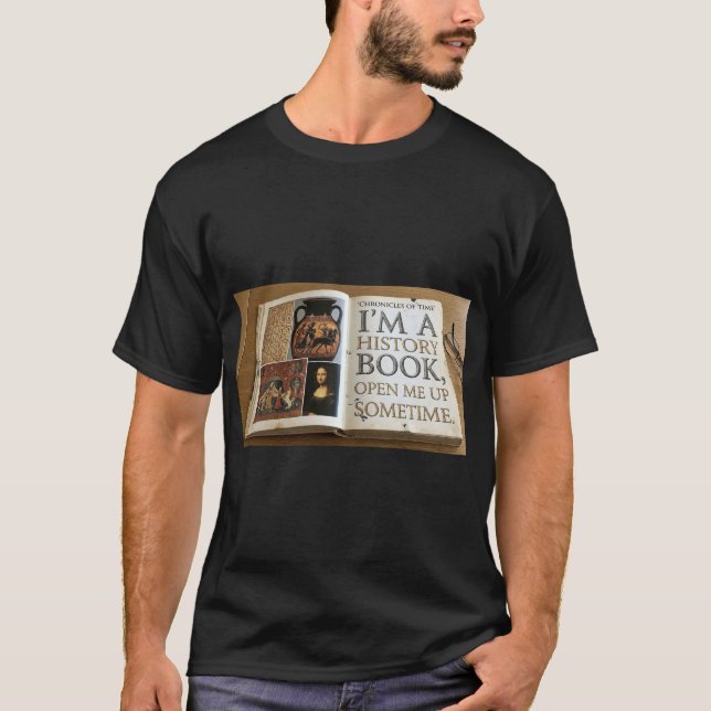 History Book opening  T-Shirt (Front)