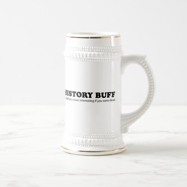 History Buff Beer Stein (Right)