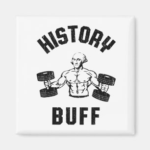 History Buff Funny George Washington Workout , Sma Magnet