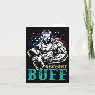 History Buff Independence Day Lincoln Patriot Usa Card