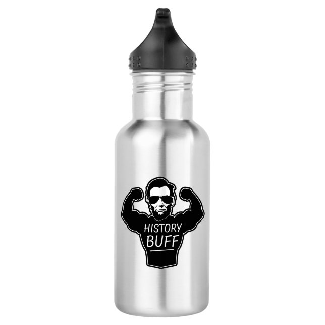 History Buff Lincoln Water Bottle (Right)