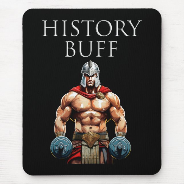 History Buff Roman Centurion Mouse Pad (Front)