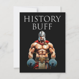 History Buff Roman Centurion Postcard