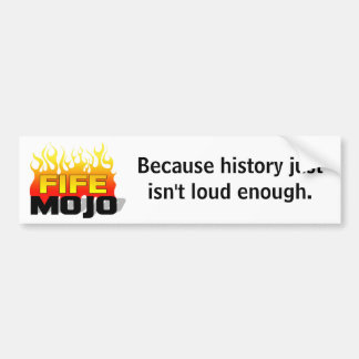 History bumper sticker