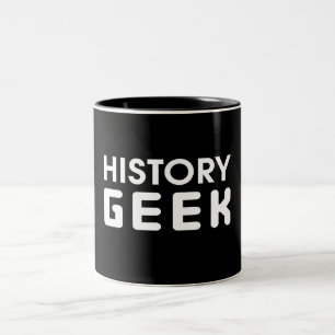 History Geek Two-Tone Coffee Mug