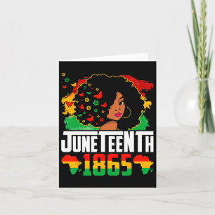History Juneteenth Is My Independence Day Black Wo Card