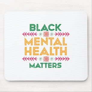 History Month For Black Mental Health Problems Mouse Pad