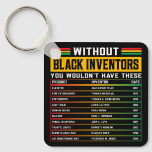 History Of Forgotten Black Inventors Black History Keychain