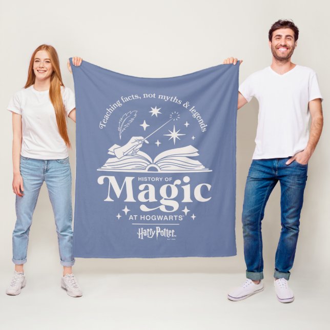 History of Magic at HOGWARTS™ Fleece Blanket (In Situ)