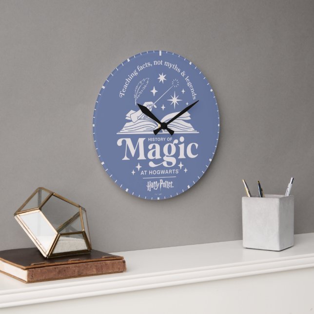 History of Magic at HOGWARTS™ Large Clock (Office)