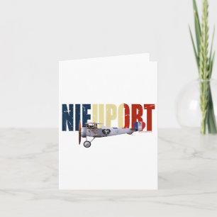 History Of War Nieuport French Fighter Aircraft Card
