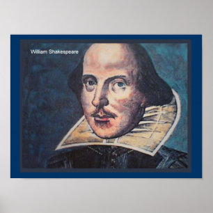 History, Portrait of William Shakespeare Poster