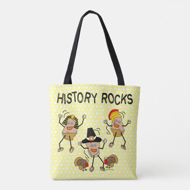 History Rocks Tote Bag (Back)