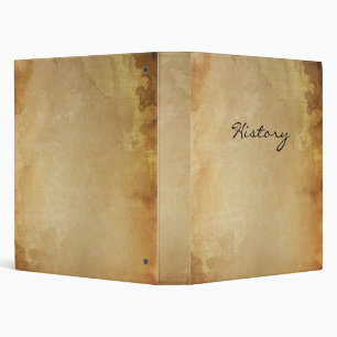 HISTORY school class binder folder file
