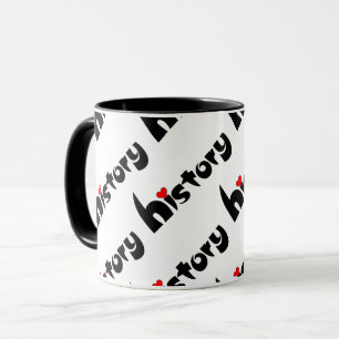 History Small Heart Mug
