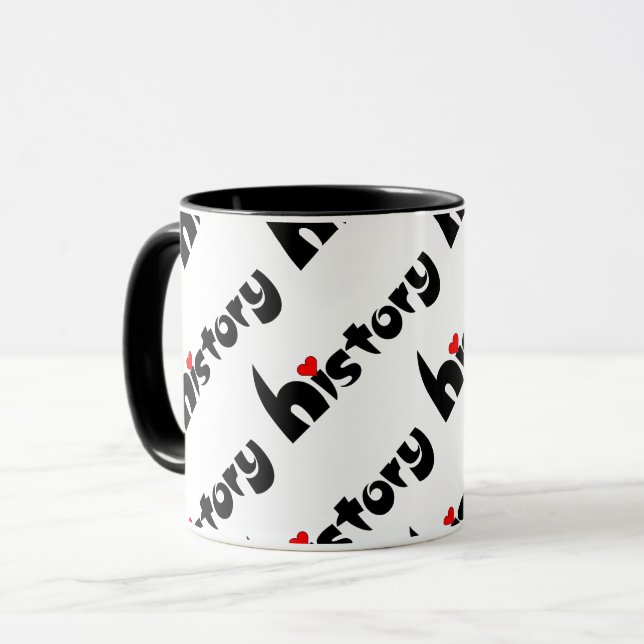 History Small Heart Mug (Front Left)