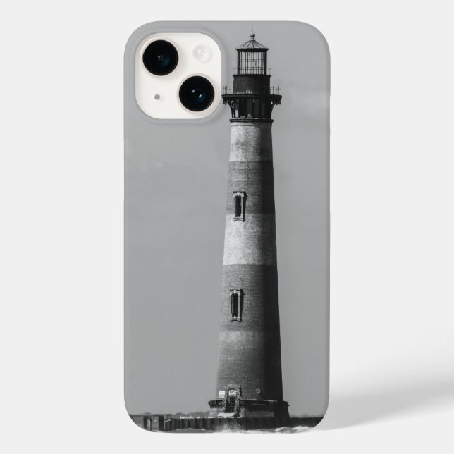 History Stands Tall Grayscale iPhone Case (Back)